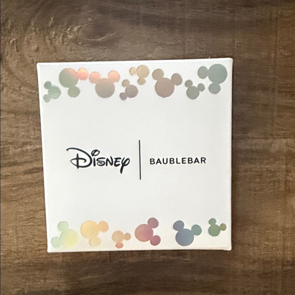 BaubleBar x Disney Watermelon Mickey Earrings, New In Box - Picture 3 of 3